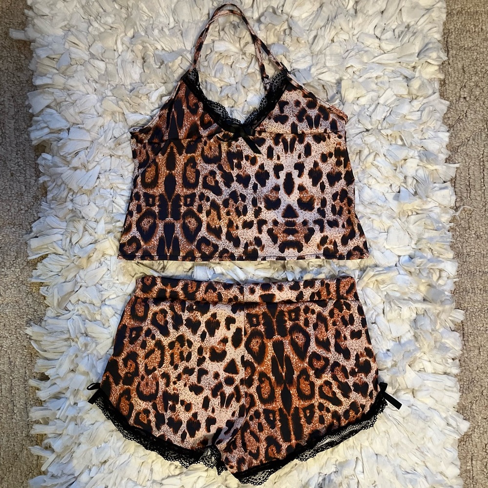 Leopard Cami Set